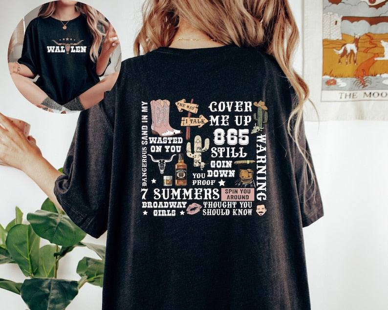Vintage Wallen Western Cowboy T-shirt