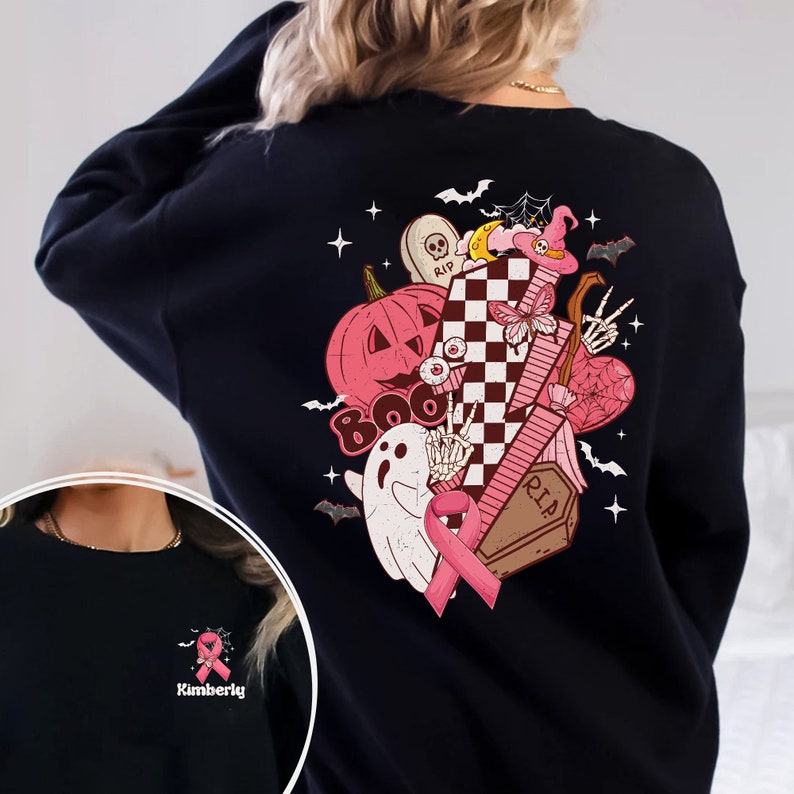 Halloween Breast Cancer Sweatshirt