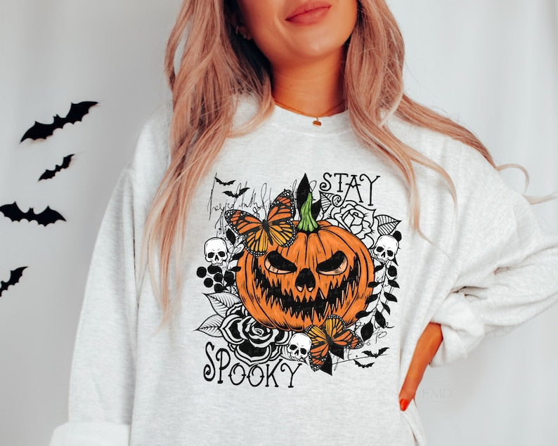 Halloween Pumpkin Stay Spooky Sweatshirt